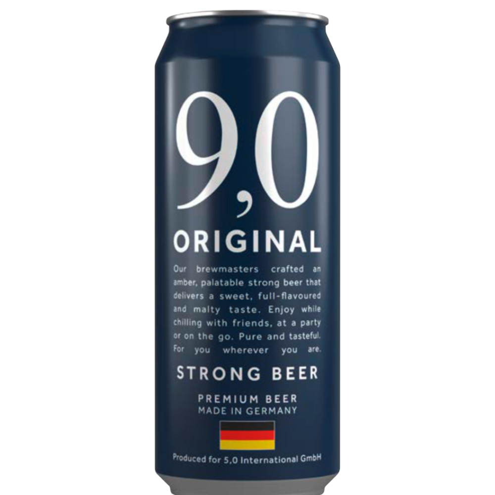 9,0 ORIGINAL BEER ( NEW 2025 ) - bia lúa mạch ( bia vàng hổ phách )