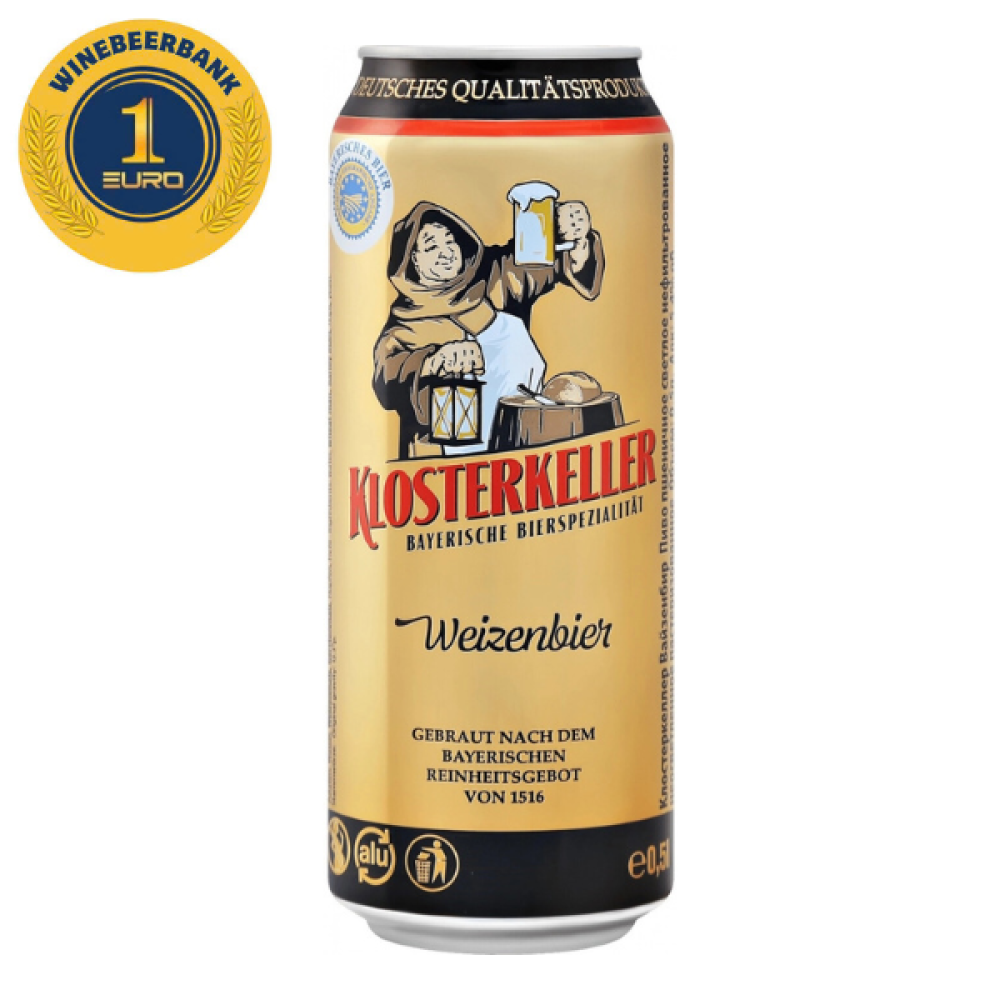 Bia Klosterkeller Weizenbier 5.4%