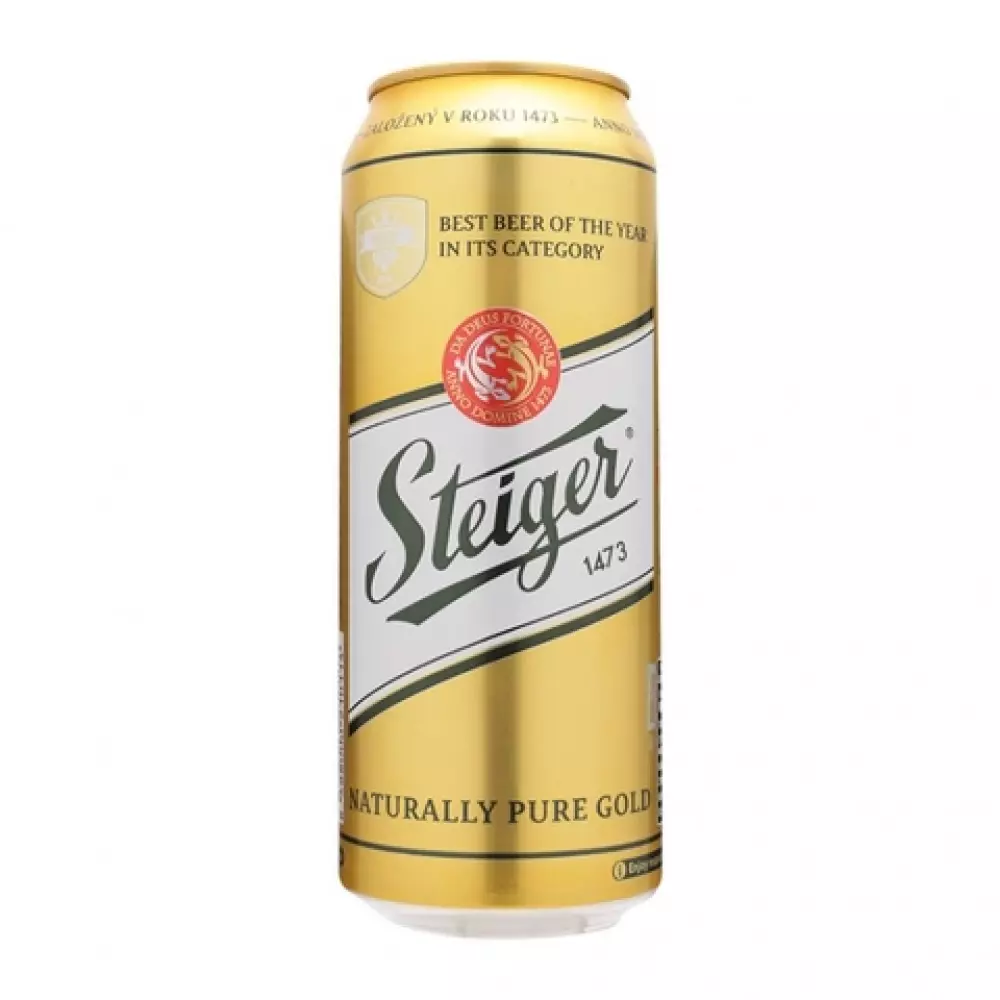 Bia Steiger Gold Lager (bia vàng)