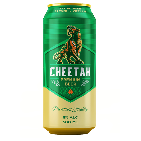 Bia Cheetah Premium- thùng 24 lon 500ml