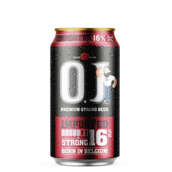 Bia OJ Strong Imported 16% – Lon 330ml